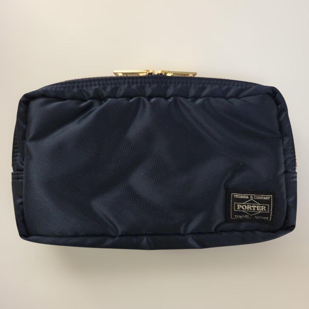PORTER TANKER ポーター タンカー ポーチ アイアンブルー