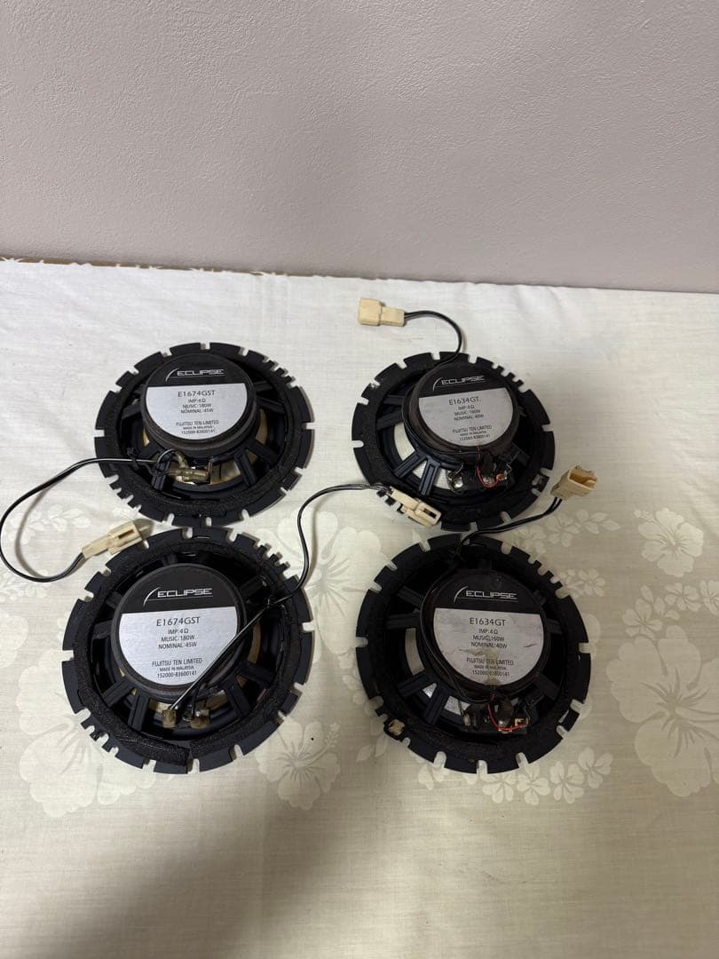 Eclipse E1674GST スピーカー 4個セット E1634GT