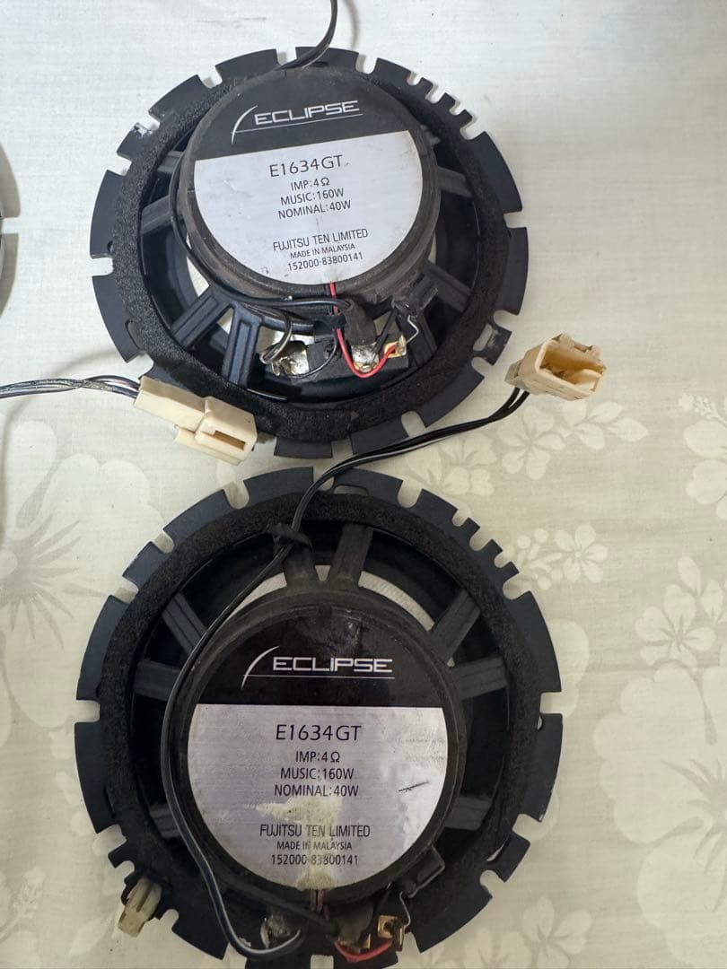 Eclipse E1674GST スピーカー 4個セット E1634GT