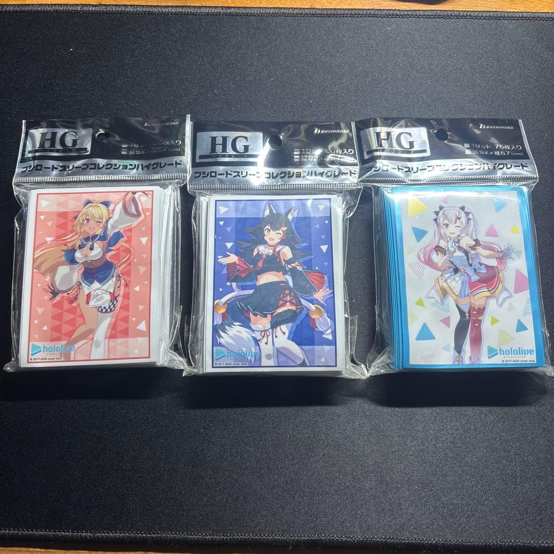 ホロライブスリーブ　不知火フレア　大神ミオ　百鬼あやめ