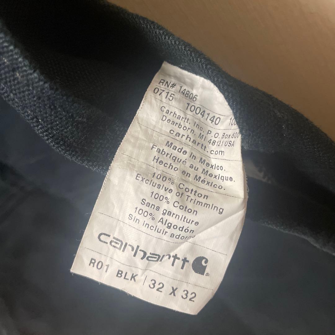 Carhartt オーバーオール 32×32 黒