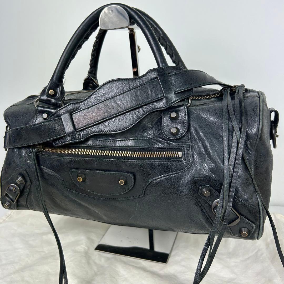 希少 BALENCIAGA バレンシアガ ツィギー 2way ボストンバッグ