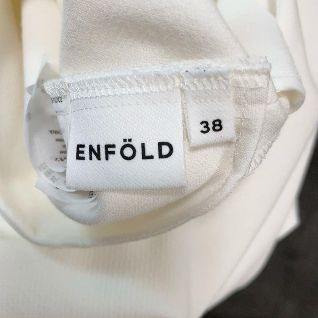 【現行】エンフォルド ダブルクロスカーブドレープドレス 24AW 変形 大人気