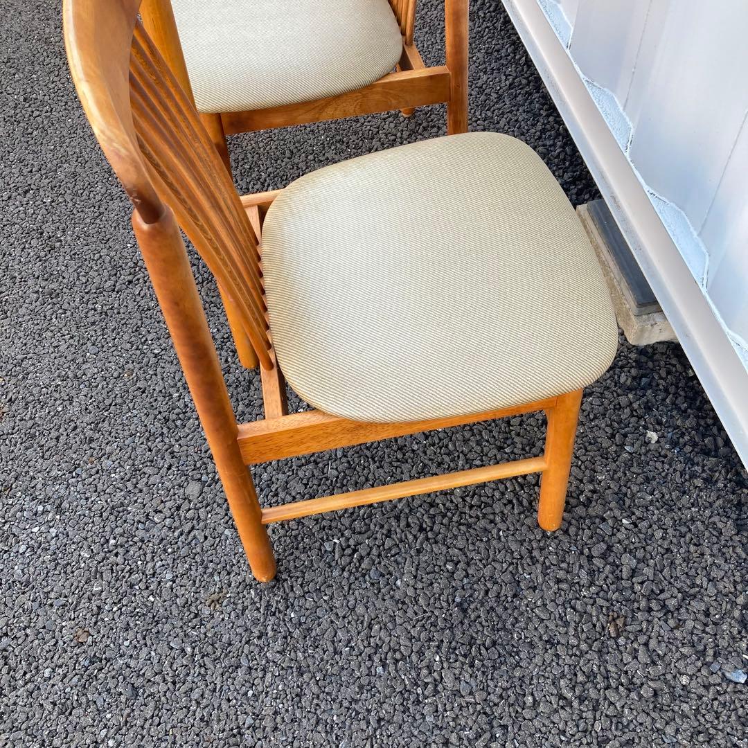 カリモク　ダイニングチェア　2脚