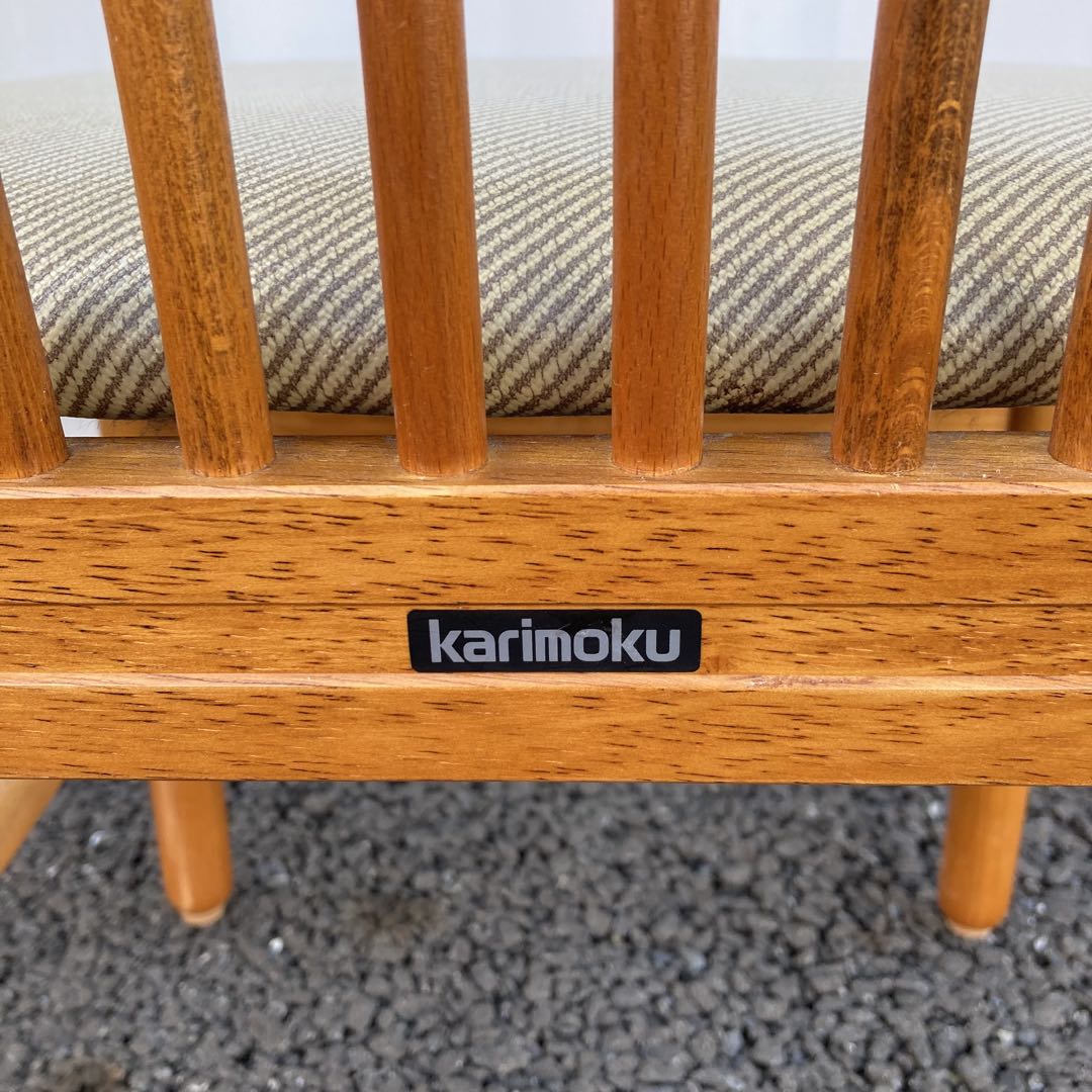 カリモク　ダイニングチェア　2脚