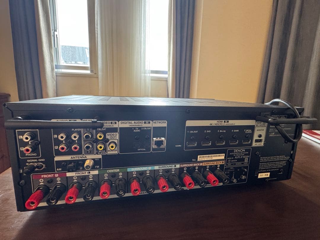 DENON AVR-X1600H AVレシーバー　最終値下げ