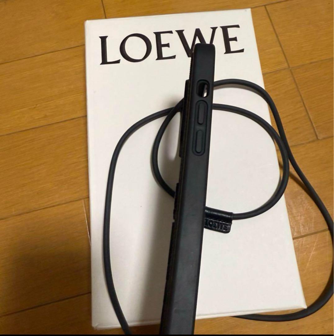 ロエベ iPhone 14 pro Max ケース　ストラップ ショルダー