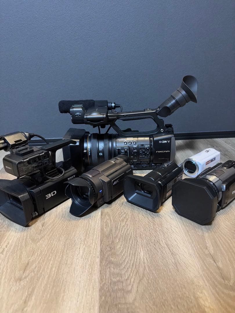 業務用ビデオカメラ 6台セット!フル動作品