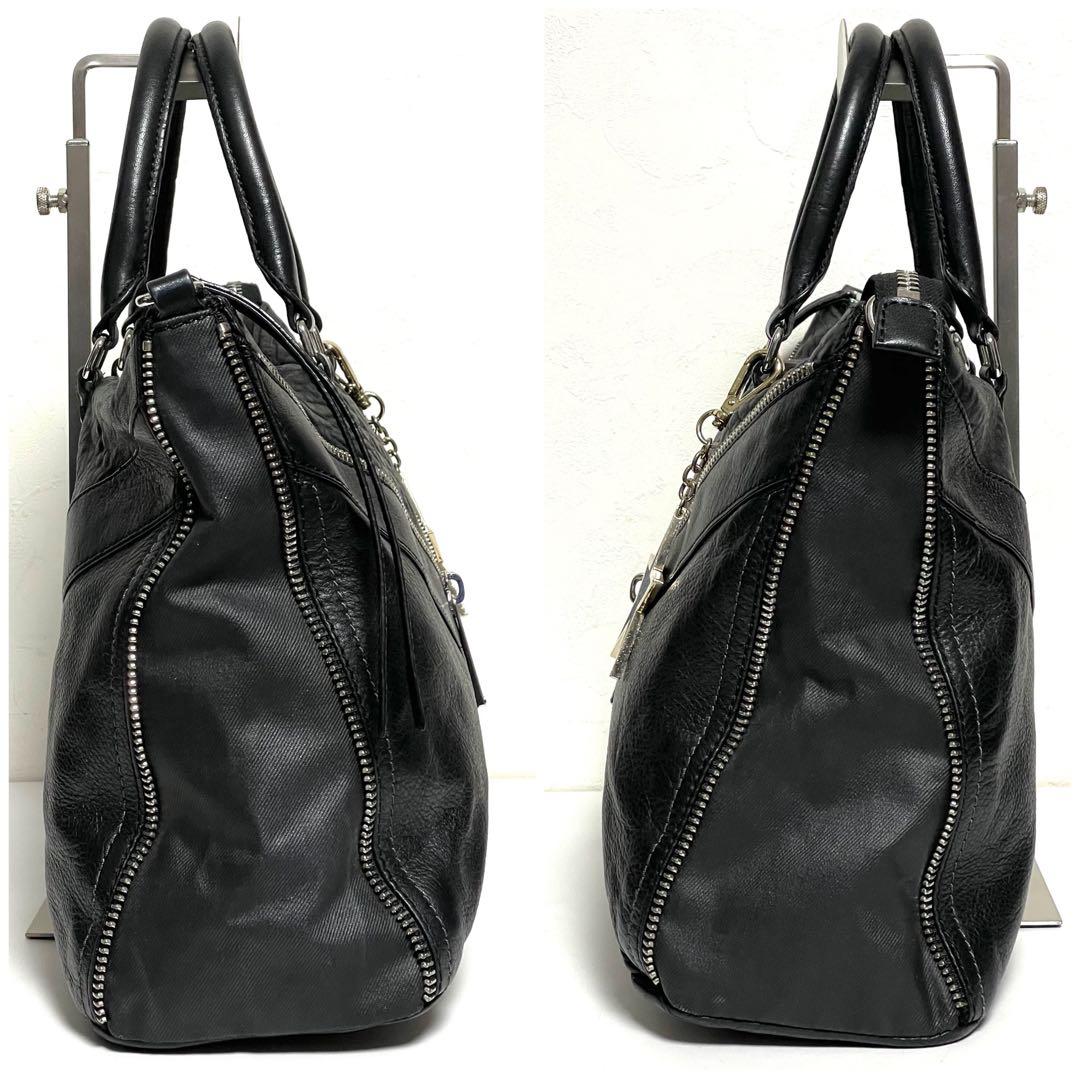 ✨極美品✨ DIESEL 2way ショルダーバッグ ジッパーデザイン A4収納