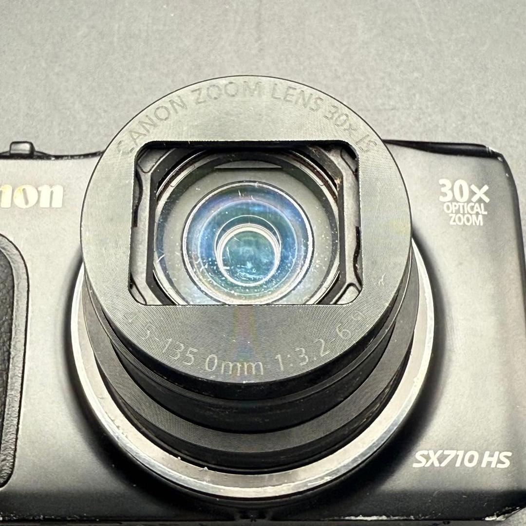 【ジャンク品】PowerShot SX 710HS ブラック　液晶不良