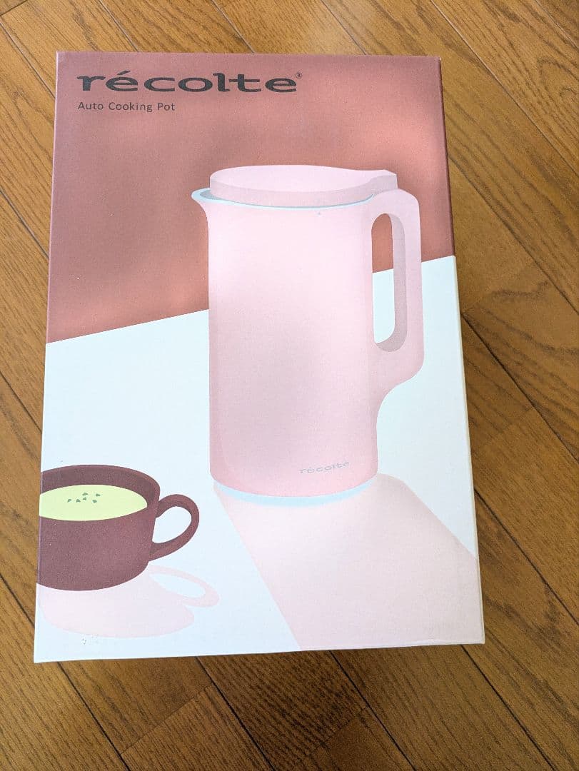 新品未使用 レコルト自動調理ポット マカロンピンク