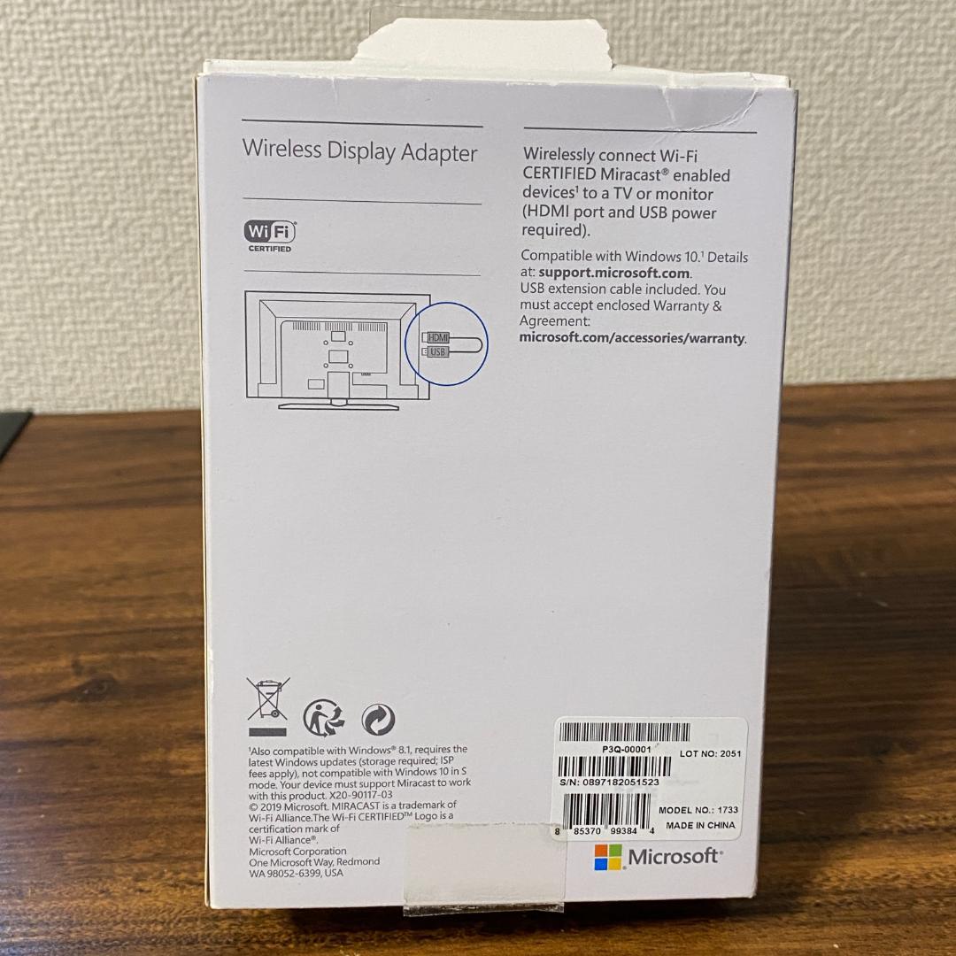PCケーブル・コネクタ Microsoft Wireless Display Adapter