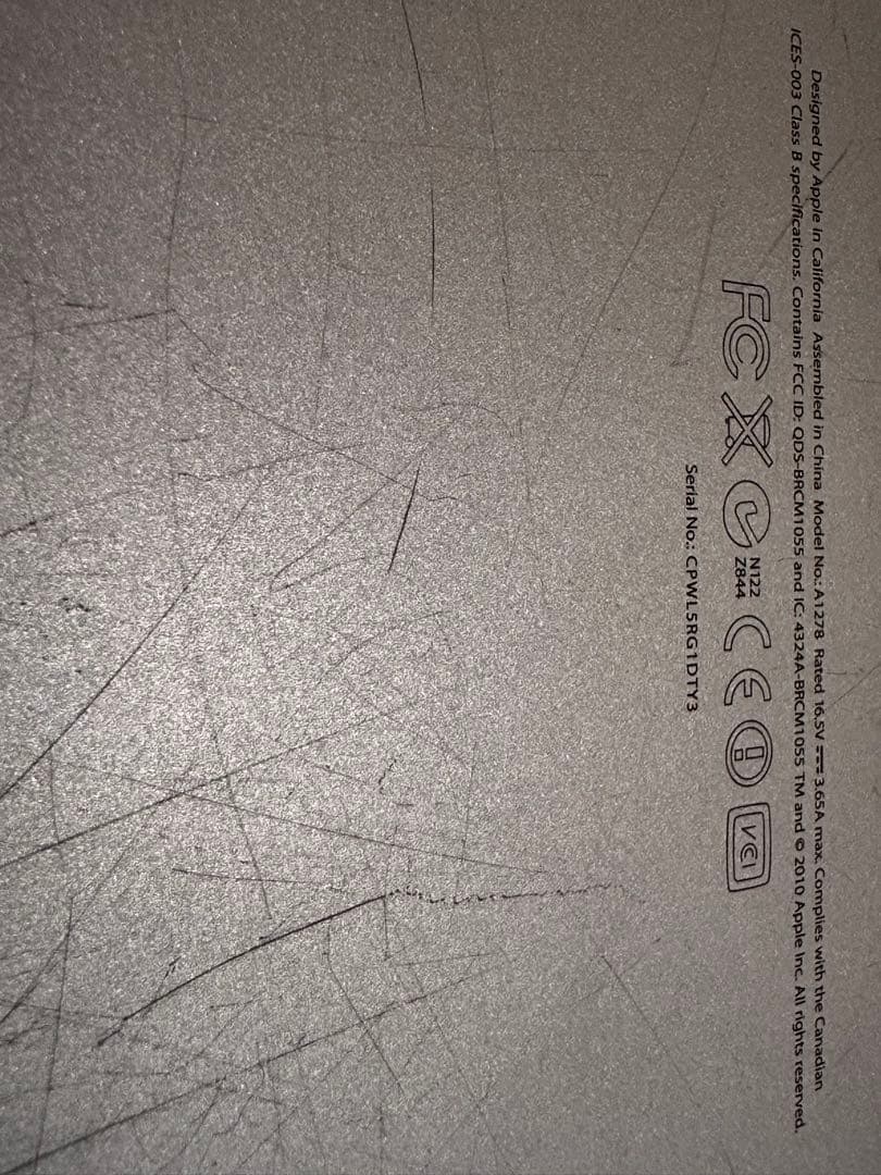 MacBook Pro 13 Mid 2012 アップル