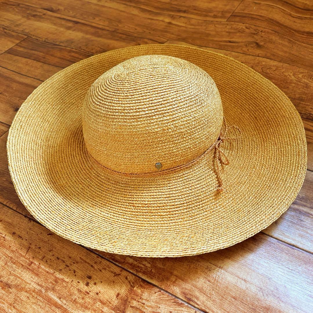 美品　ヘレンカミンスキー　ラフィアハット　プロヴァンス12 ナチュラル