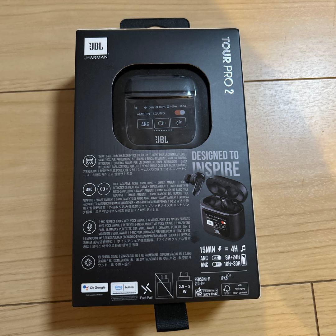 【美品】JBL tour pro2 ブラック ワイヤレスイヤホン
