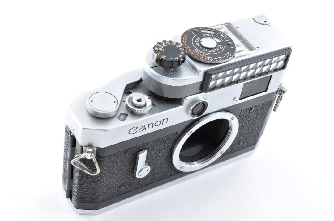 Canon P型 レンジファインダーカメラ レザーケース、露出メーター付き