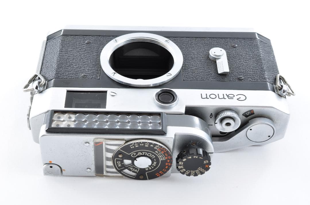 Canon P型 レンジファインダーカメラ レザーケース、露出メーター付き