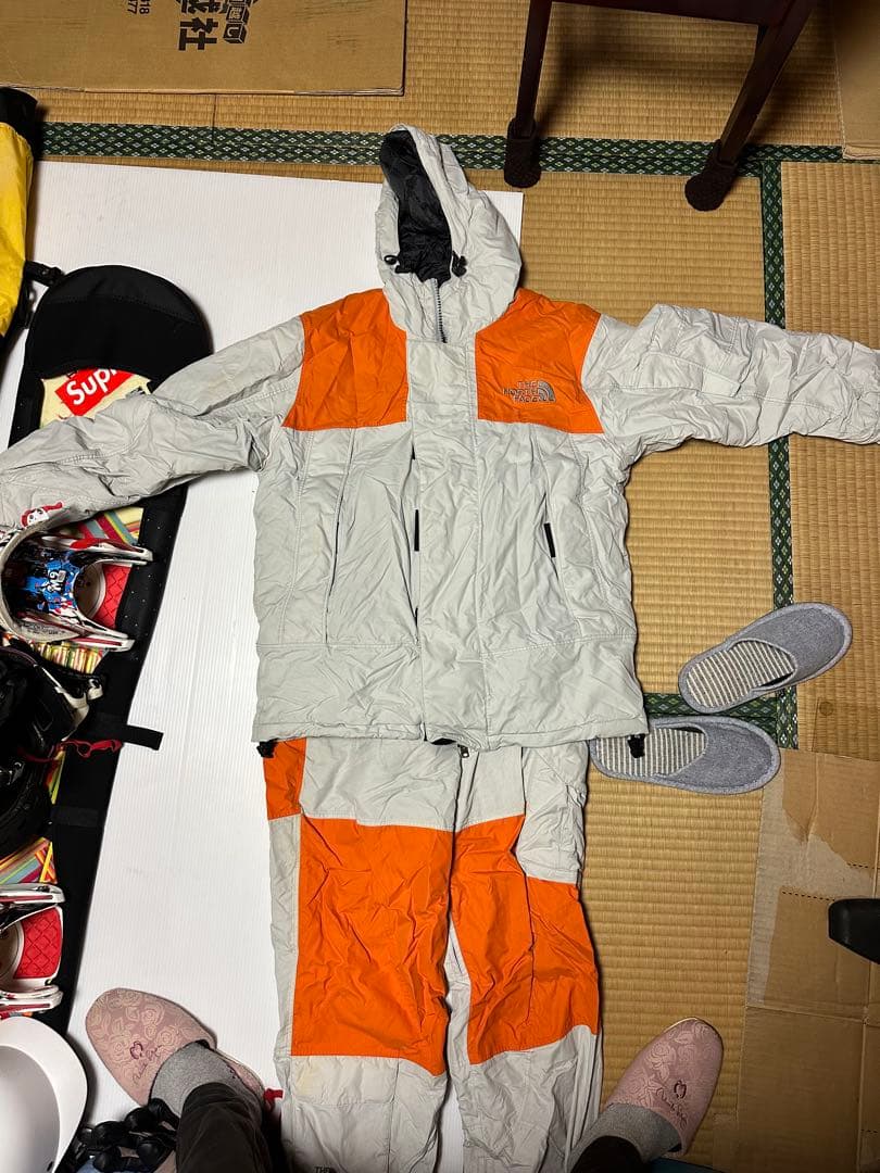 d*o様 THE NORTH FACE スキーウェアセット Mサイズ オレンジ/