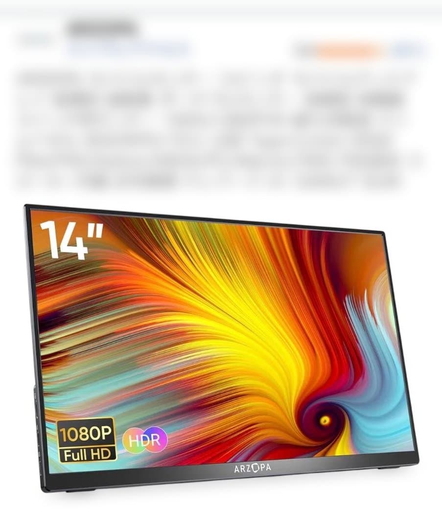 ARZOPA モバイルモニター 14インチ フルHDディスプレイ 本体