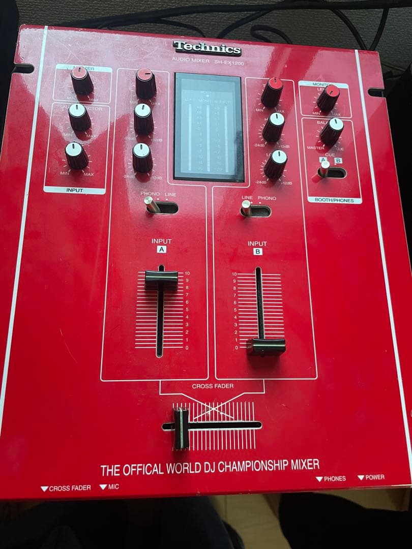 【限定カラー】Technics DJミキサー SH-EX1200 レッド DMC