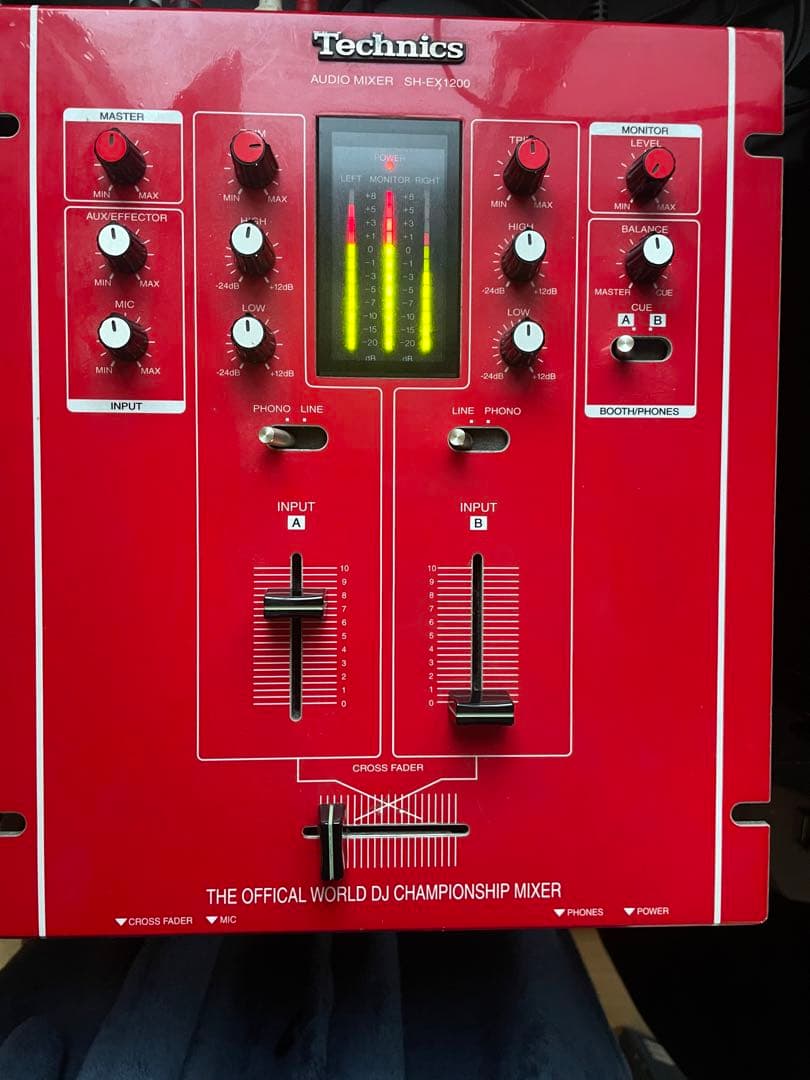 【限定カラー】Technics DJミキサー SH-EX1200 レッド DMC