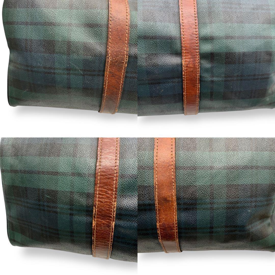 ポロ ラルフローレン ボストンバッグ PVC レザー 2way クロスボディ