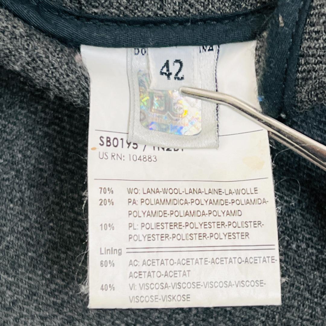 【ドルチェ＆ガッバーナ】Pコート リバー ダブル リアルファー ラクーン L