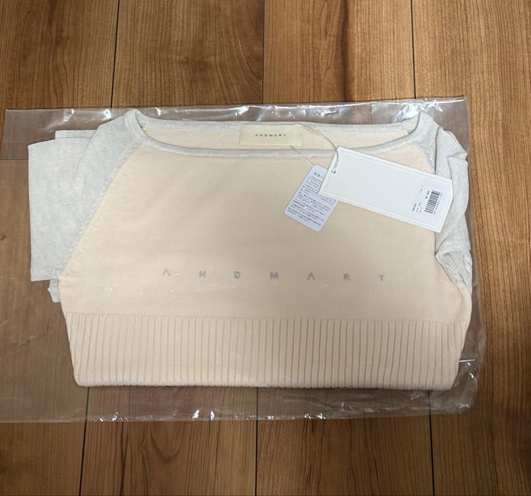 新品未使用 ANDMARY Amari knit tops ニット