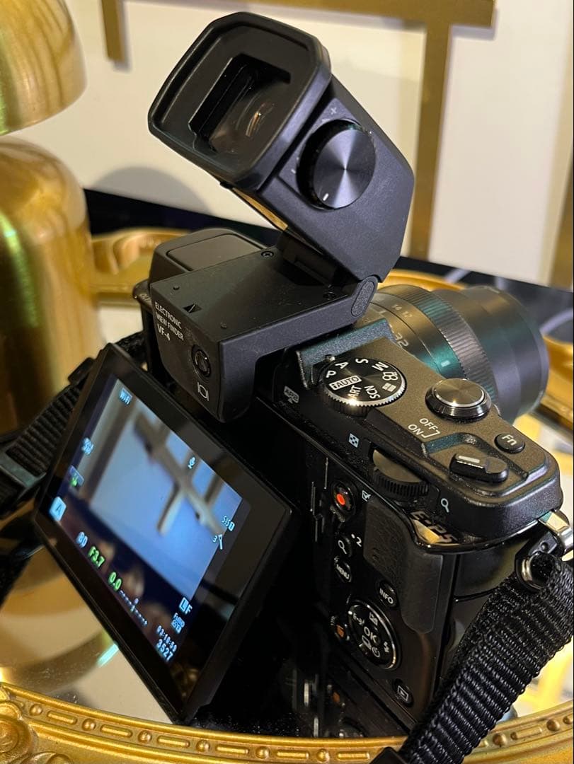 OLYMPUS PEN E-P5 VF-4外付けファインダー LUMIXセット