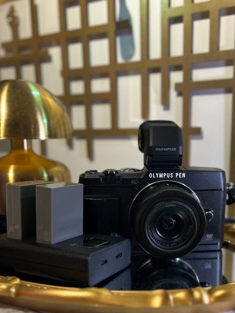 OLYMPUS PEN E-P5 VF-4外付けファインダー LUMIXセット