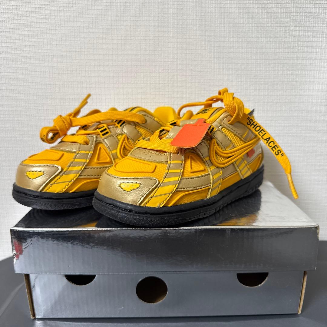 スニーカー NIKE RUBBER DUNK/ OW (TD) Off-White 14cm