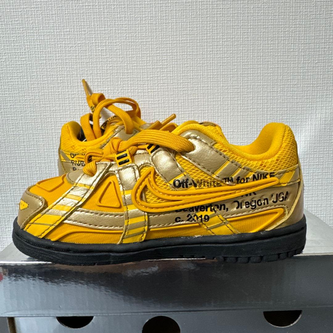 スニーカー NIKE RUBBER DUNK/ OW (TD) Off-White 14cm