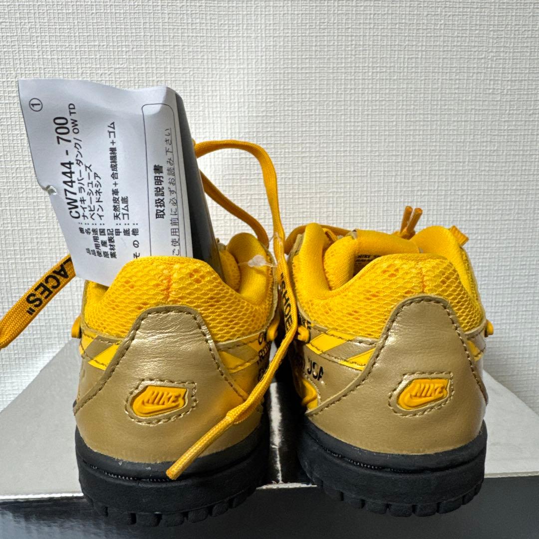 スニーカー NIKE RUBBER DUNK/ OW (TD) Off-White 14cm