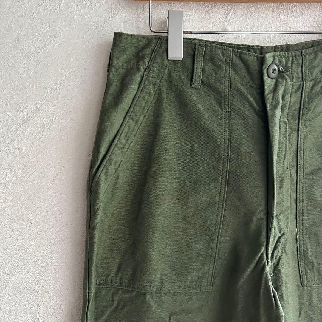 極美 60S US ARMY コットンサテン ベイカーパンツ 34