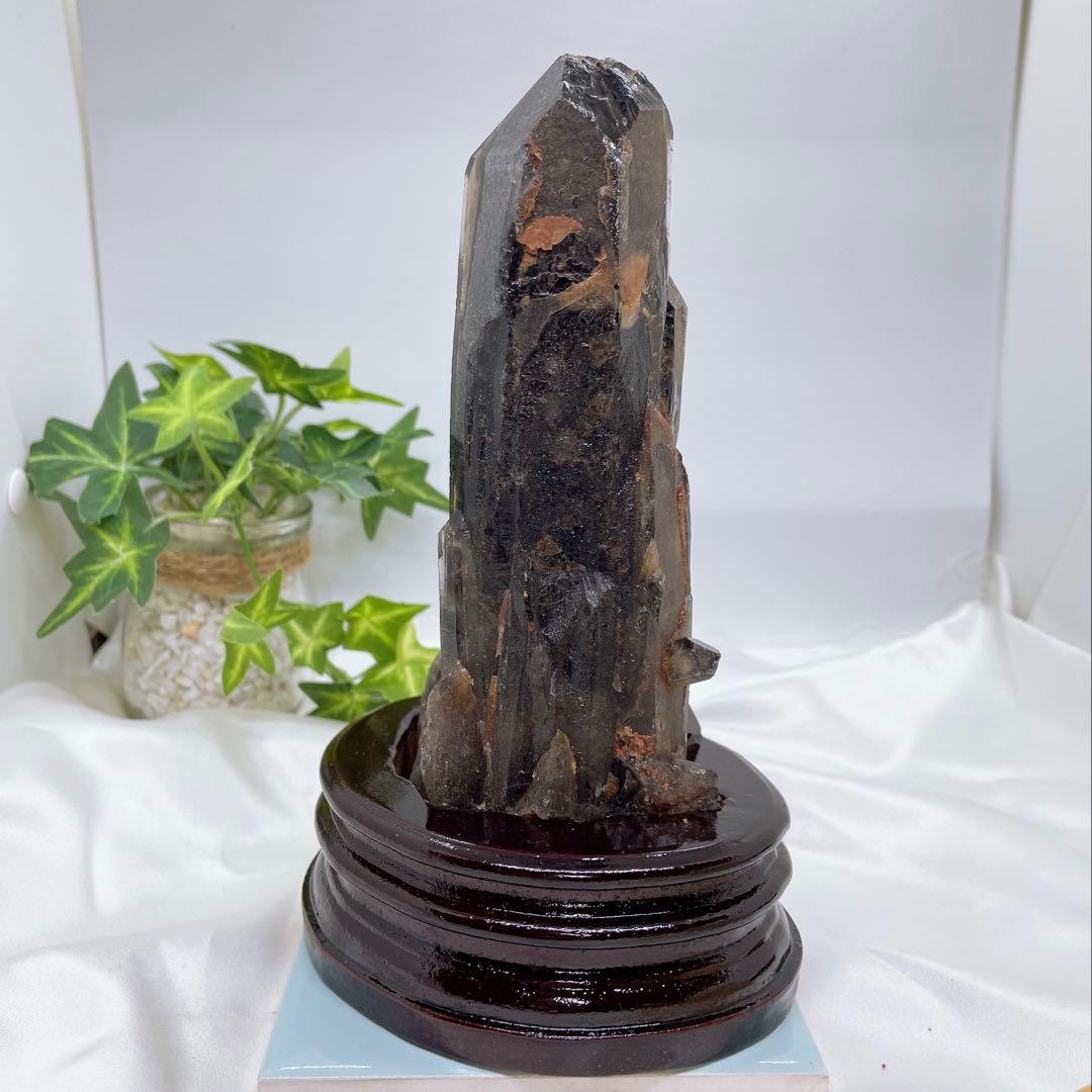 【天然石】チベット産 モリオン クラスター★ポイント★タワー★魔除★浄化