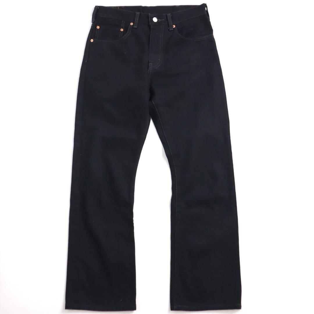 Levi's リーバイス 517 後染めブラック フレア ブーツカット デニム