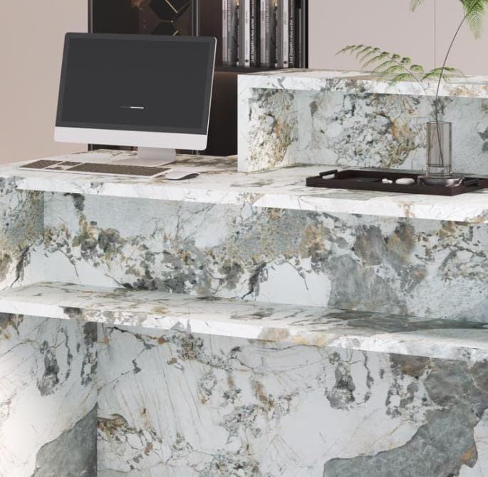 新品☆レジカウンター 受付カウンターデスク 小型受付　おしゃれテーブル送料無料