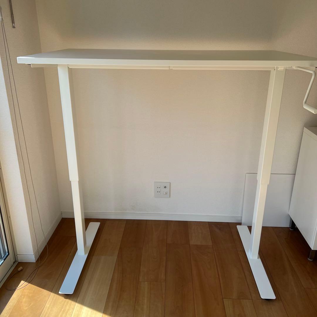 GIKI　中古　IKEA イケア　手動　昇降デスク　SKARSTA