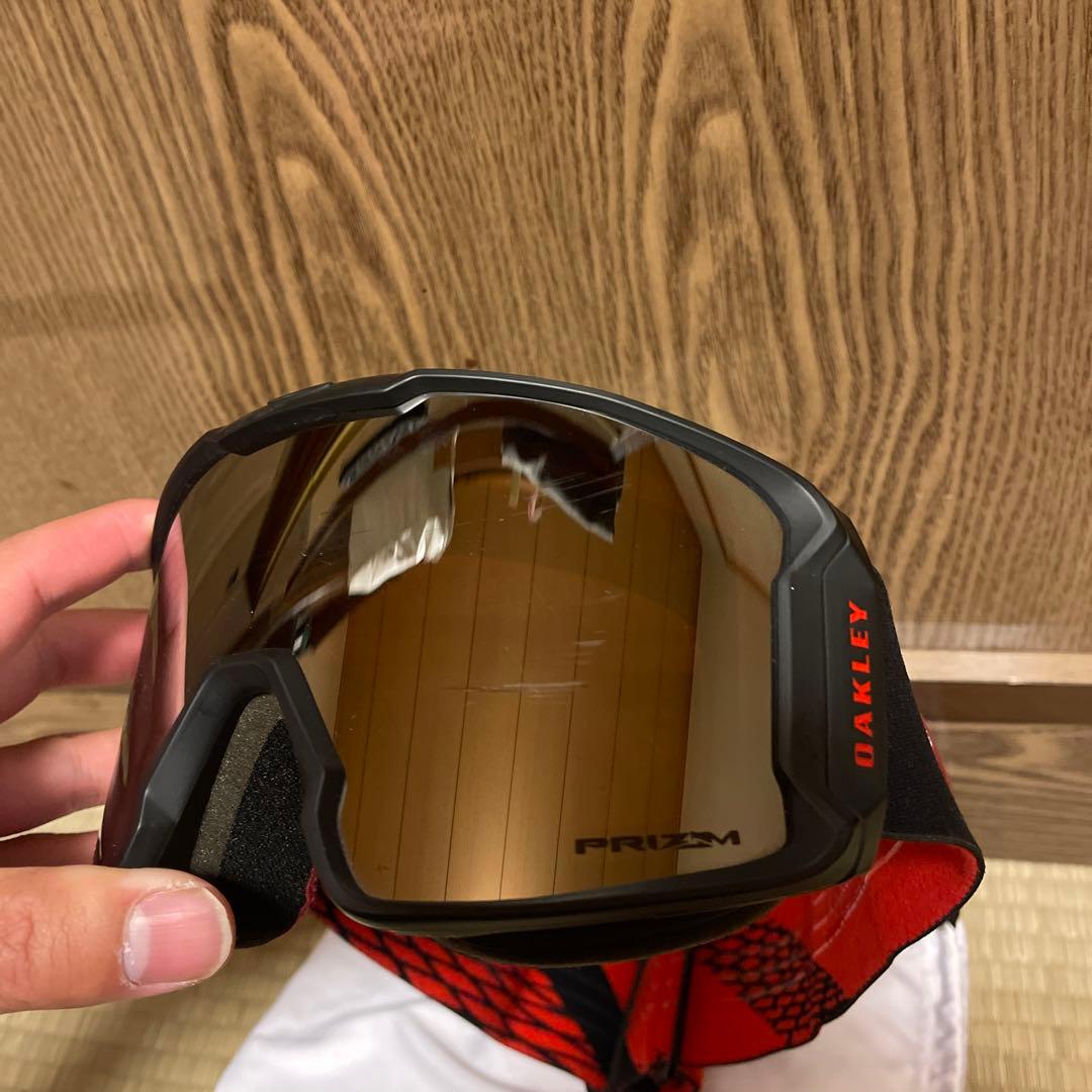 Oakley Lineminner L スノースポーツ ゴーグル ミラー