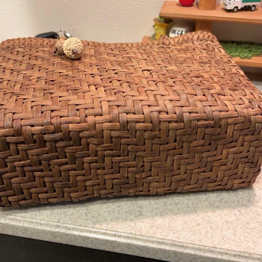 国産　山葡萄　籠バック③