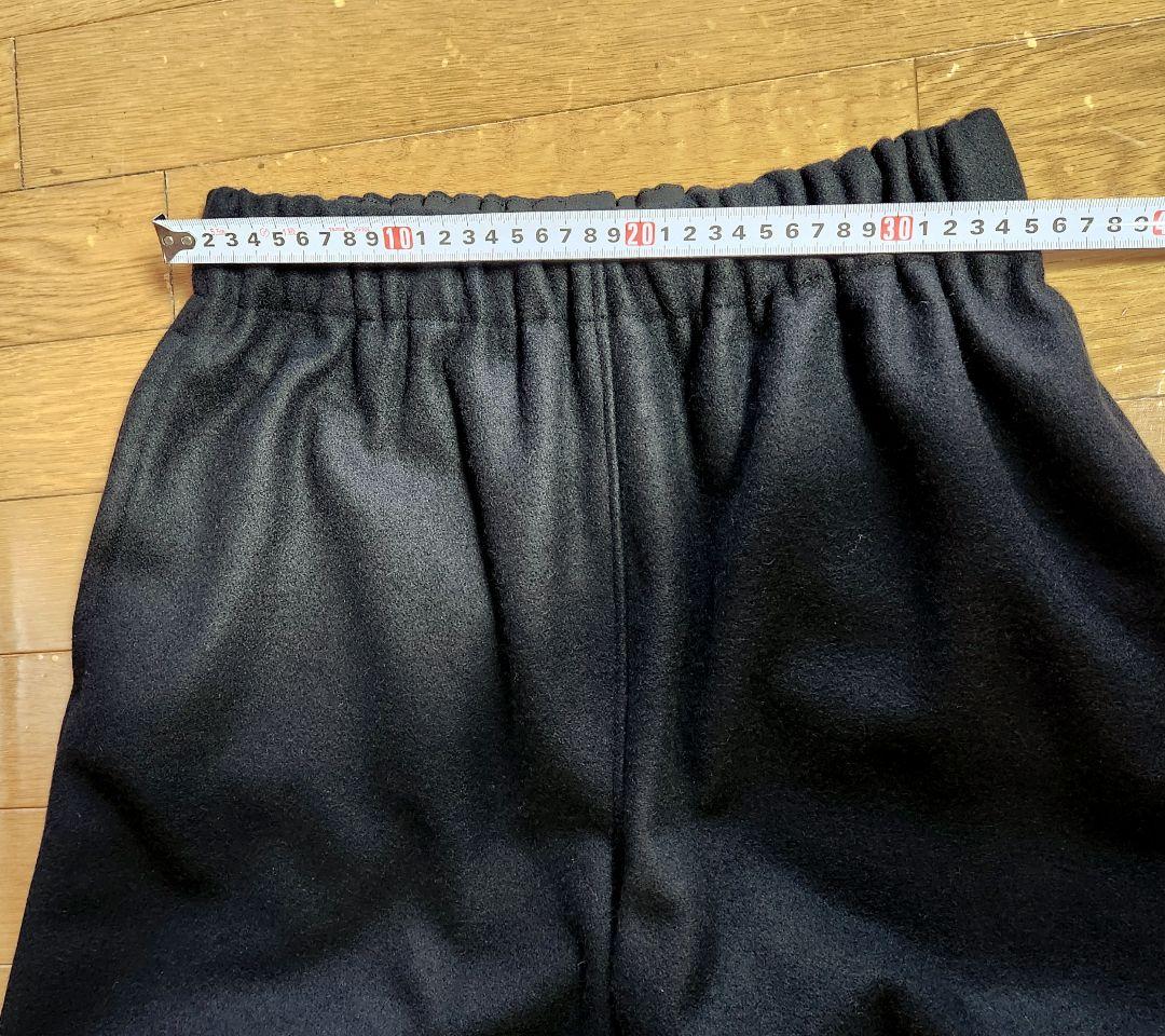 さとバルーンパンツ　圧縮ウール黒