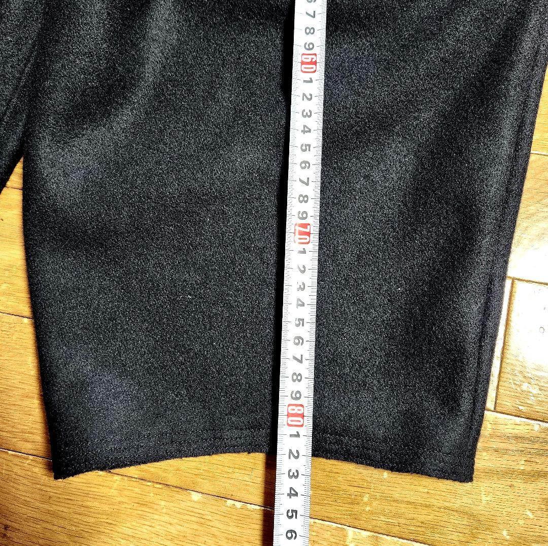 さとバルーンパンツ　圧縮ウール黒