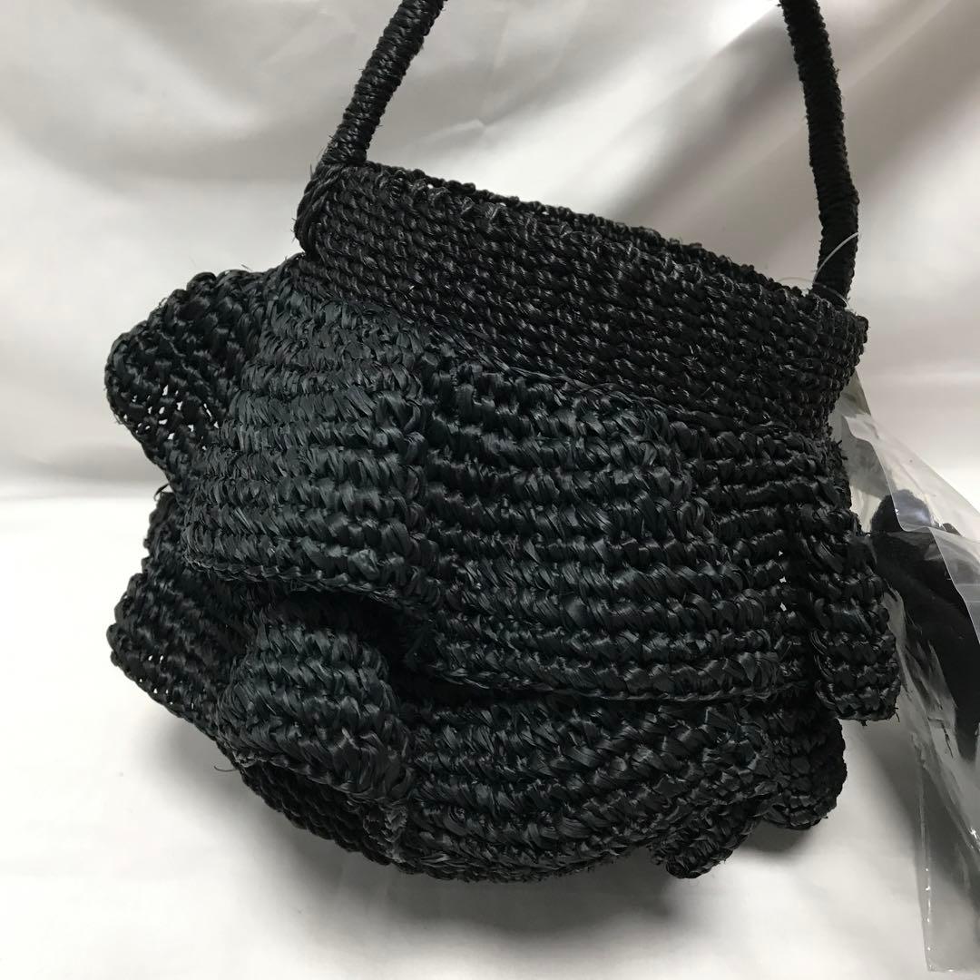 ユナイテッドアローズ　カゴバッグ　黒　タグ付き新品