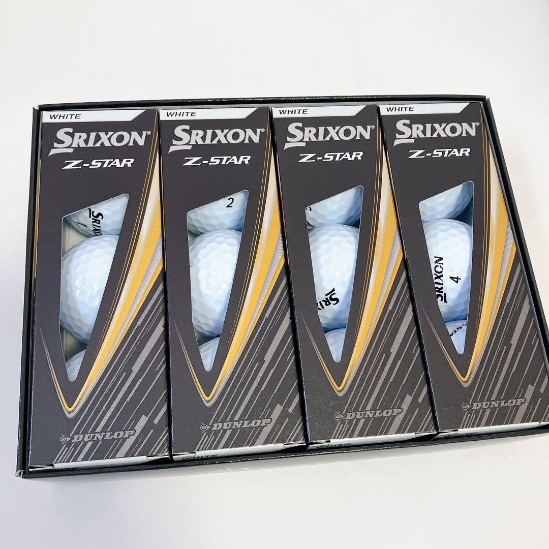 未使用 Srixon スリクソン Z-STAR ゴルフボール 2ダース ホワイト