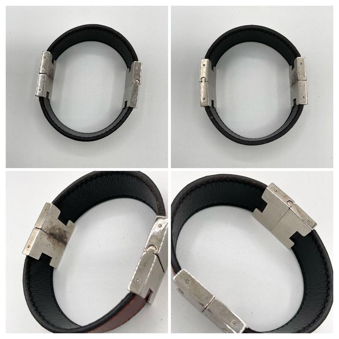 エルメス HERMES ルーリー ブレスレット バングル レッド 袋付