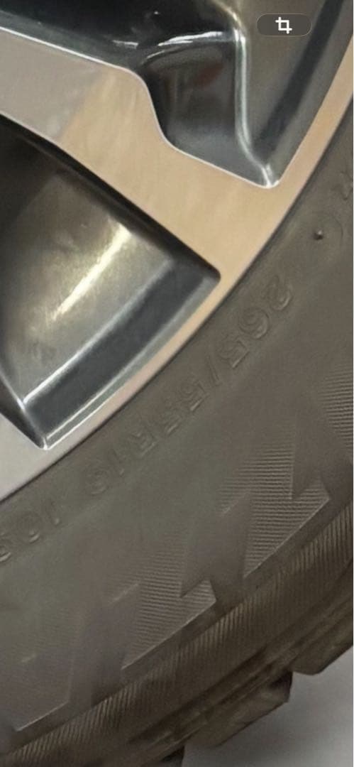 トヨタ プラド150純正19インチホイール スタッドレス4本 265/55R19