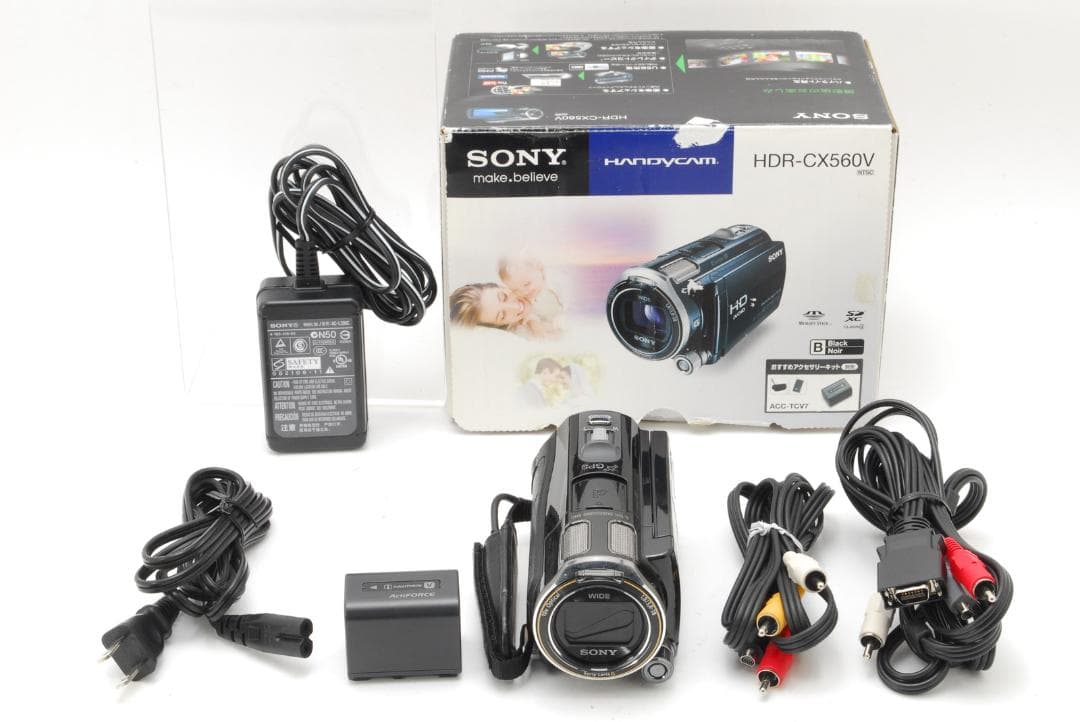 【美品 箱付き】ソニー Sony HDR-CX560V 黒
