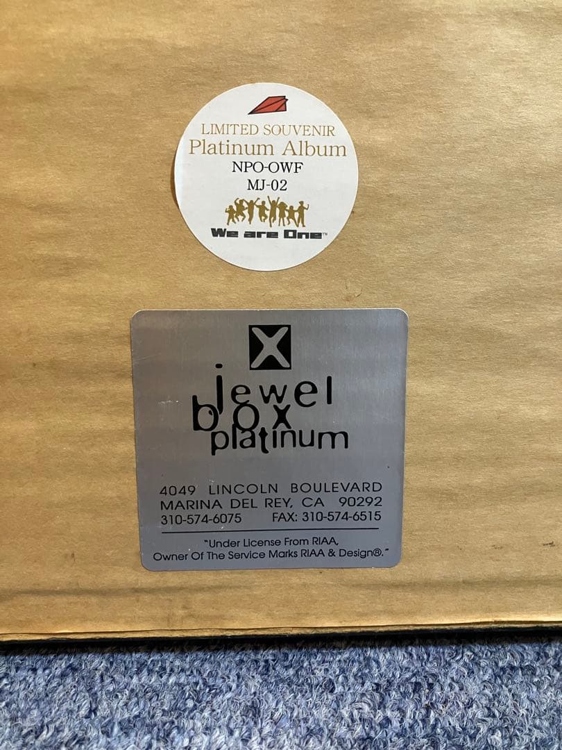 マイケル・ジャクソン スリラー プラチナディスク