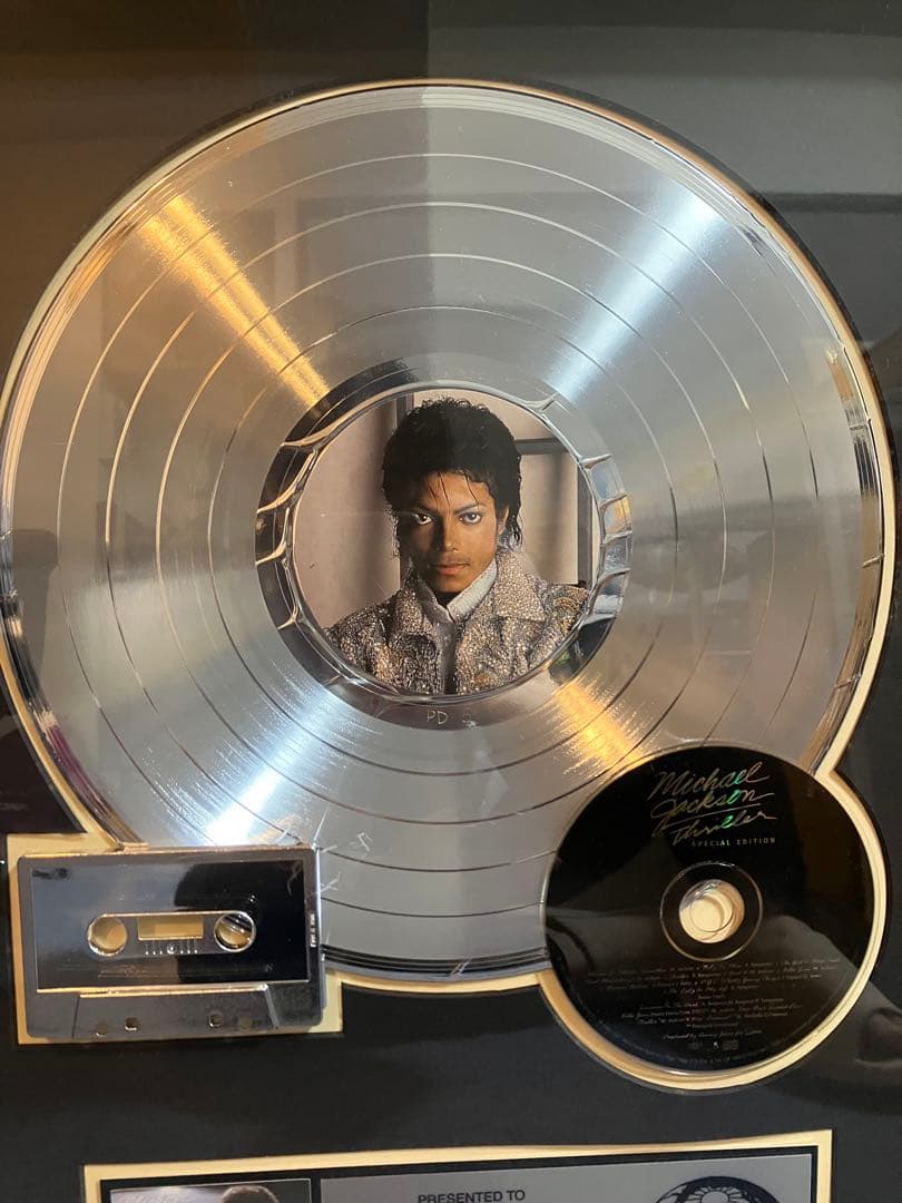 マイケル・ジャクソン スリラー プラチナディスク