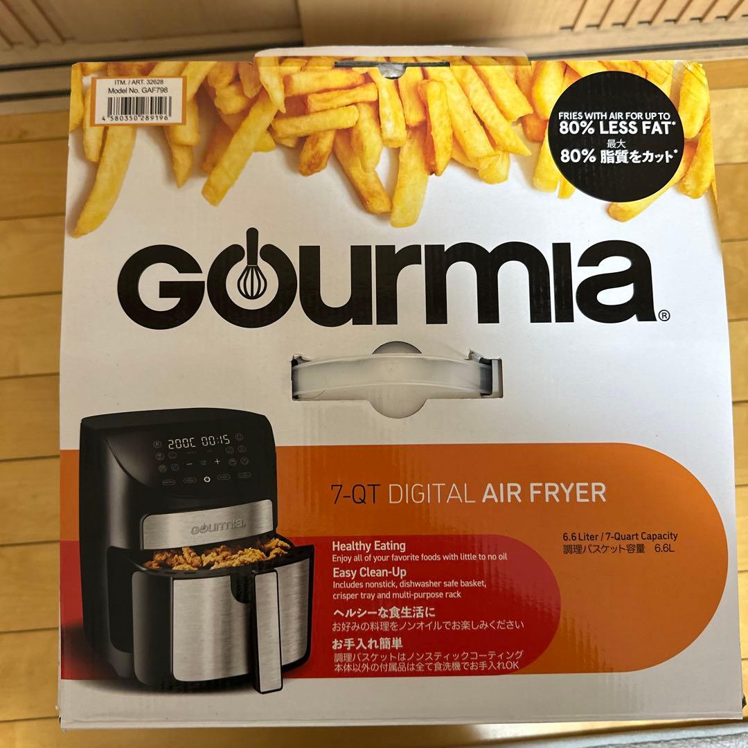 <2回だけ使用>Gourmia 7-QT Digital Air Fryer